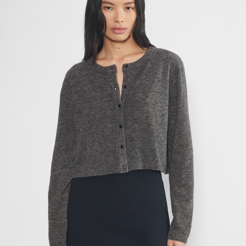 Wilfred Sicily Cardigan in Heather Charcoal